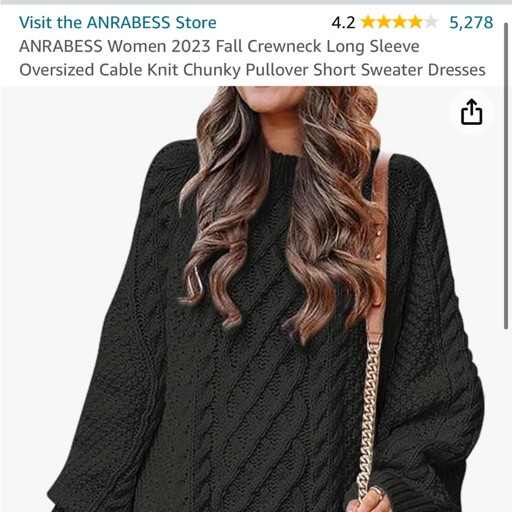 Amazon sweater dress!